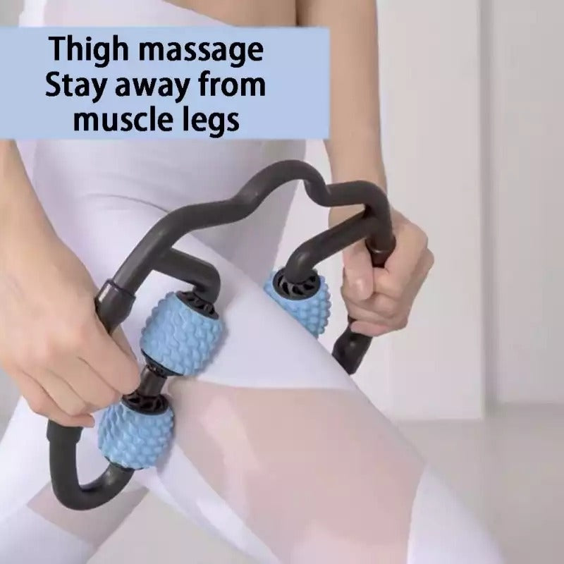 COMBO BARRA PILATES RODILLO MASAJEADOR