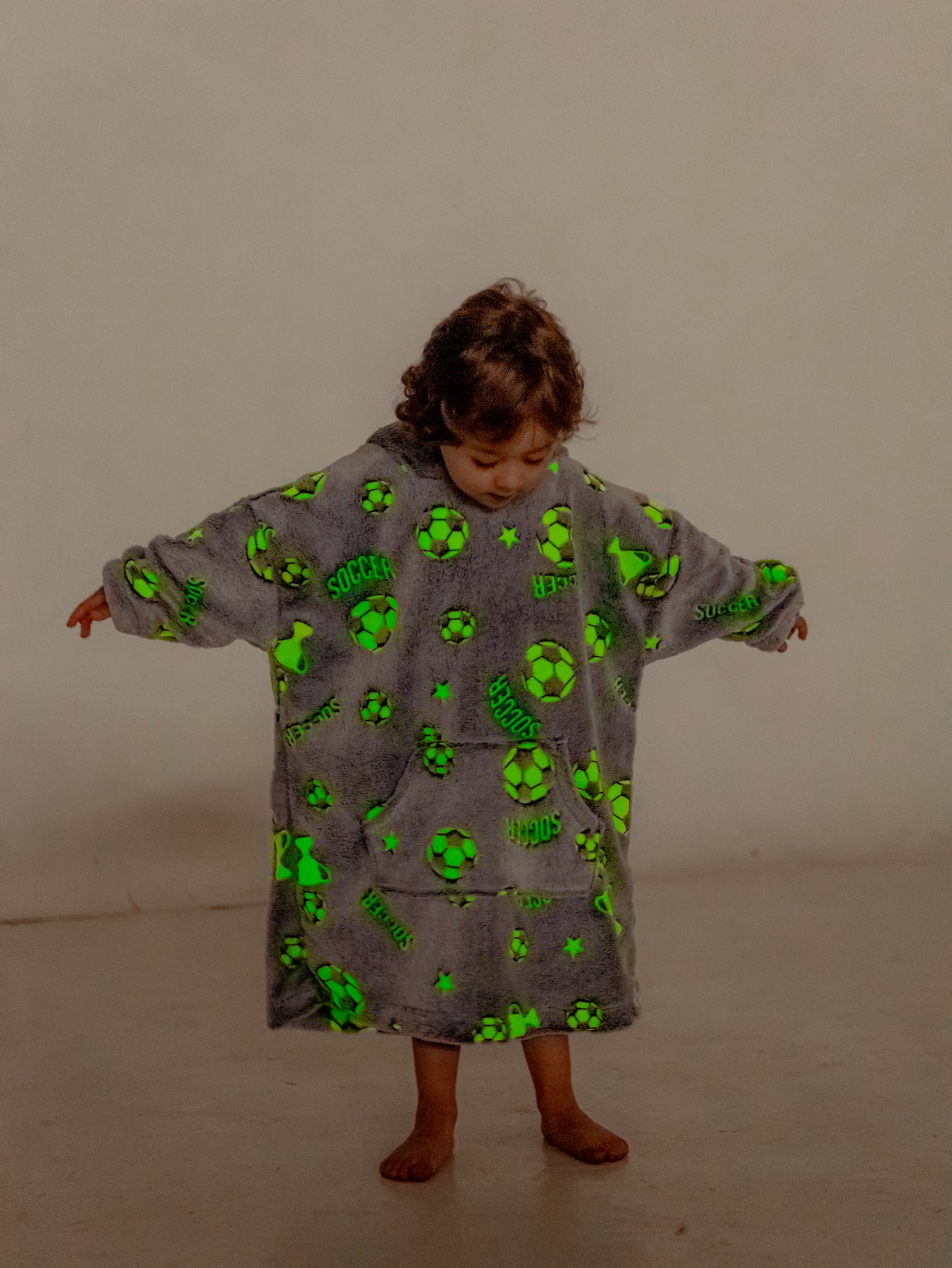 BUZO LUMINOSO YETI PARA NIÑOS