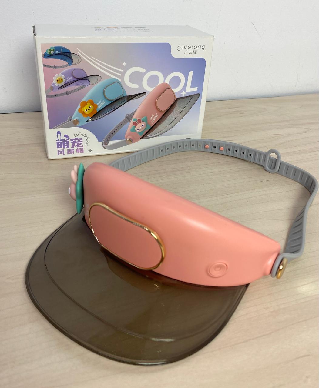 GORRA CON VENTILADOR INTEGRADO USB
