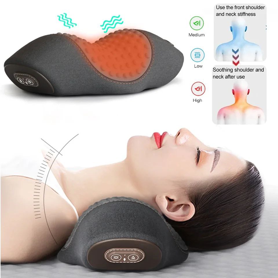 ALMOHADA MASAJES VIBRACIÓN Y CALOR