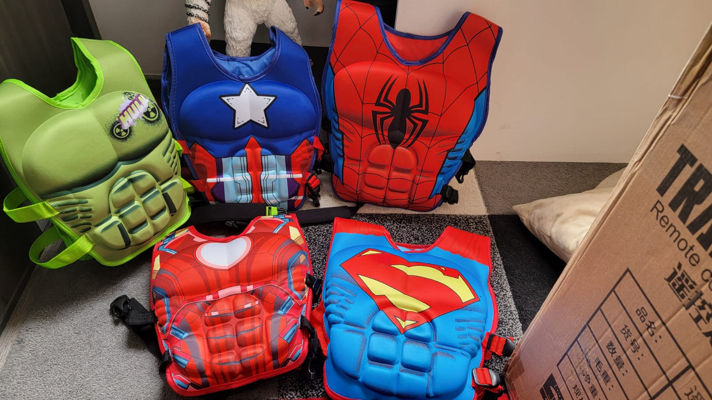 CHALECO FLOTADOR SUPER HEROES