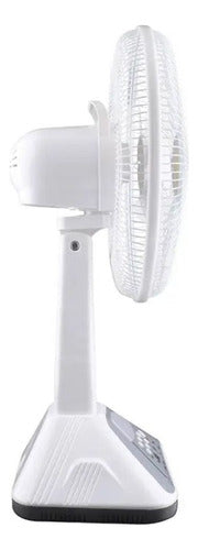 VENTILADOR SOLAR 16" RECARGABLE