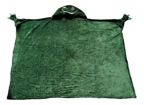COBIJA CON CAPUCHA Y LINTERNA PARA NIÑOS