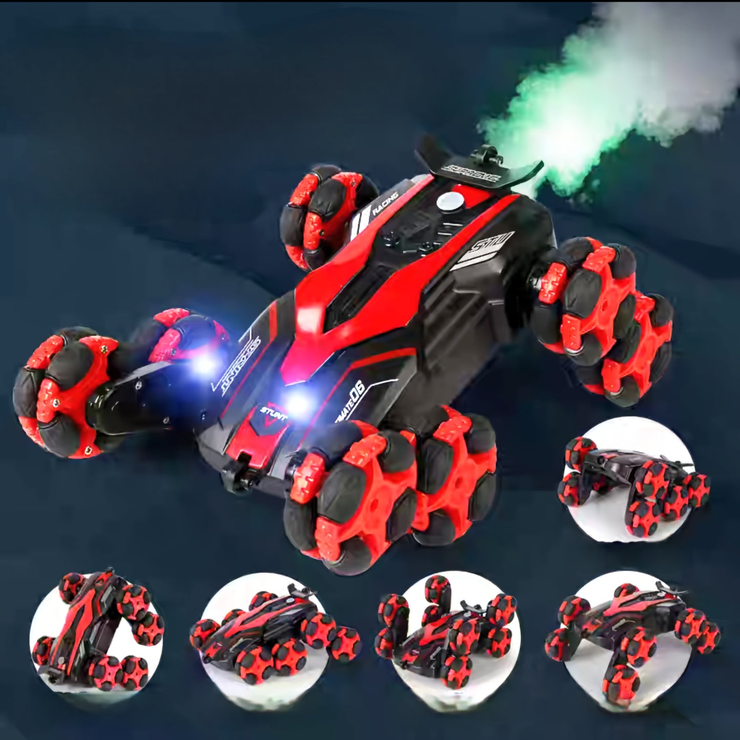 AUTO ACROBACIAS RC DE 8 RUEDAS