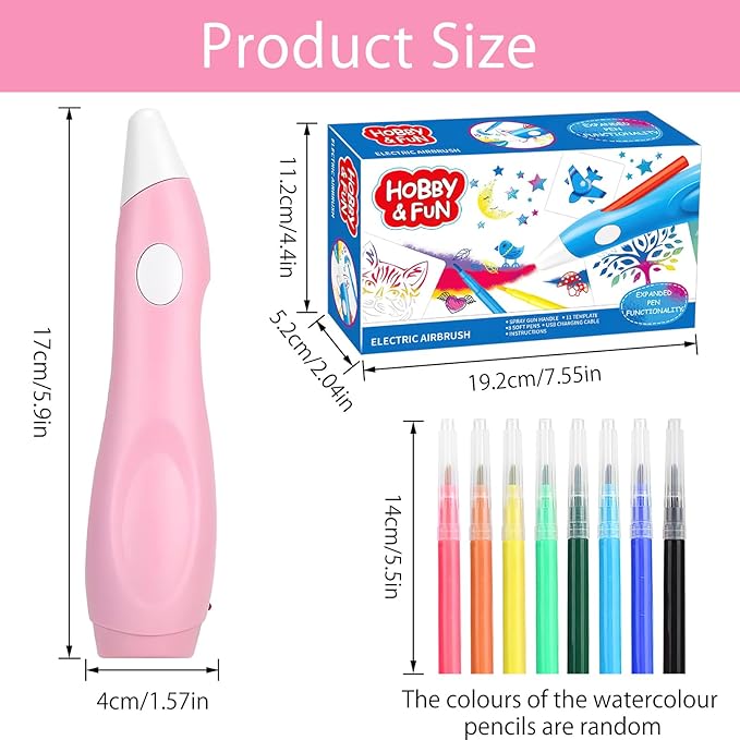 AEROGRAFO DE PINTURA ELÉCTRICA PARA NIÑO