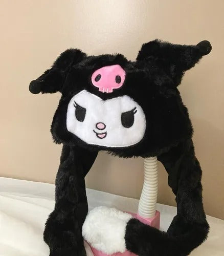 GORRO CON OREJAS MÓVILES LUCES LED NIÑOS
