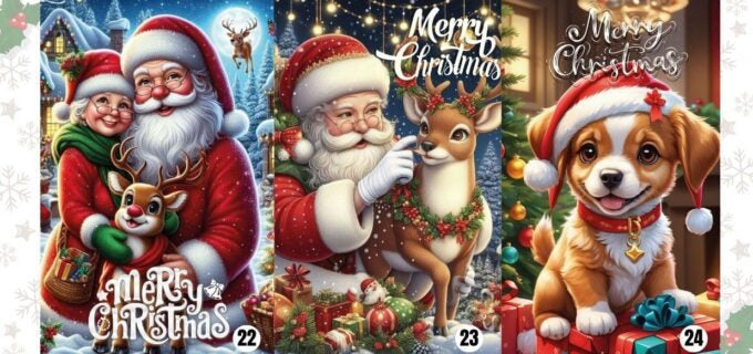 DECORACIÓN NAVIDEÑA PARA PUERTA