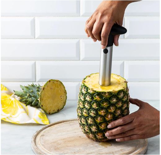 ESPECTACULAR CORTADOR DE PIÑA EN ACERO!