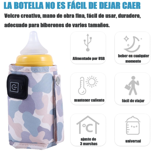 CALENTADOR PORTATIL DE BIBERONES Y TETEROS USB