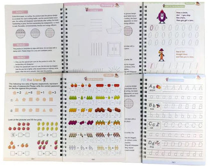 LIBRO MONTESSORI PARA CALIGRAFIA SET X 4