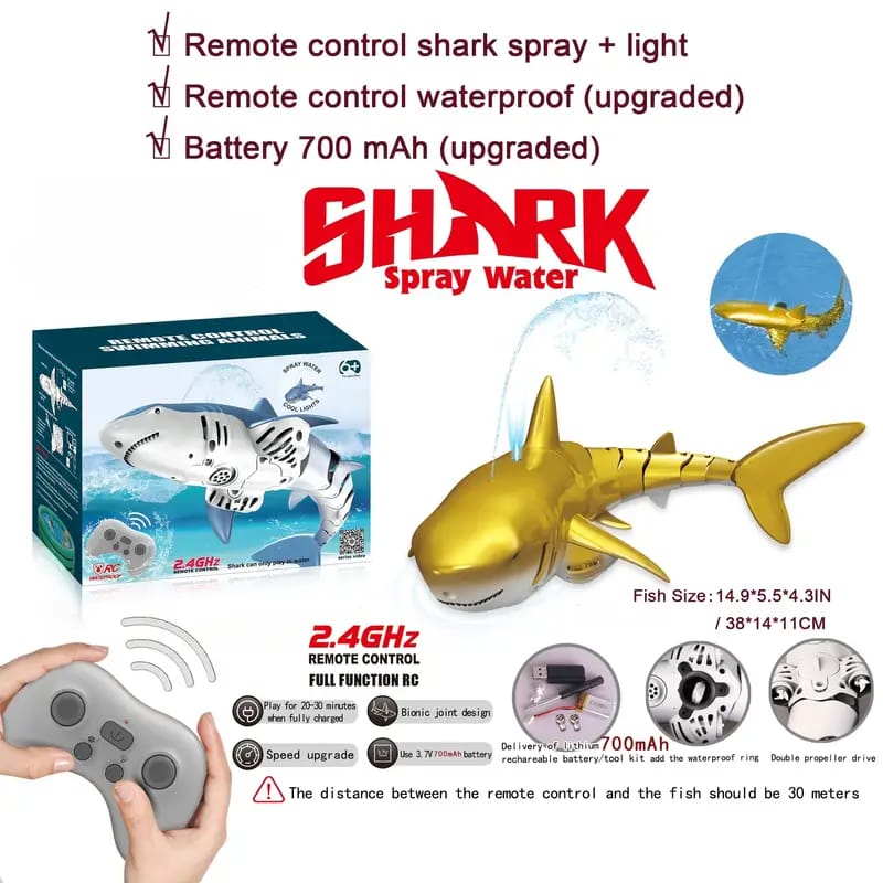 TIBURÓN DE CONTROL REMOTO ACUÁTICO