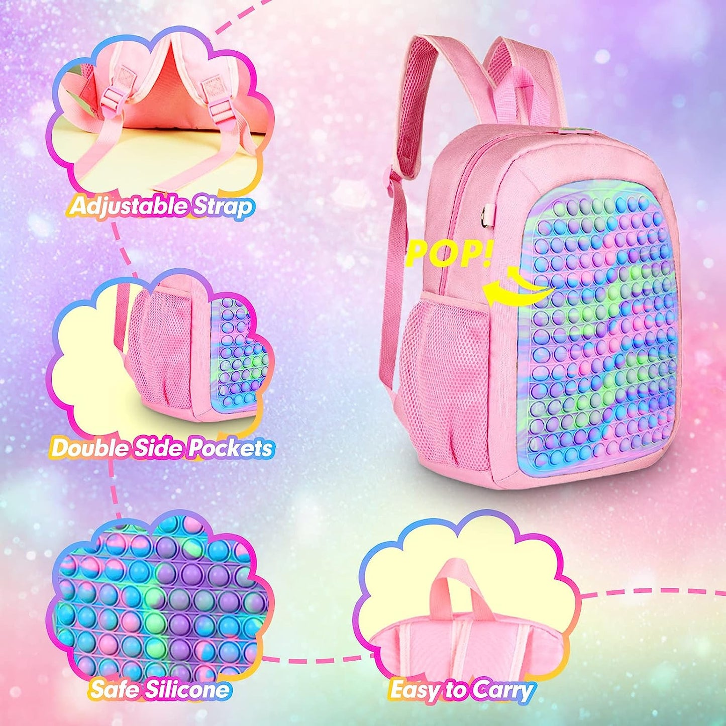 MORRAL ESCOLAR POP IT