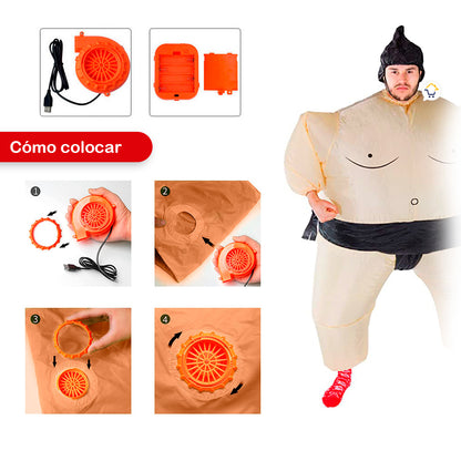 DISFRAZ INFLABLE DE SUMO