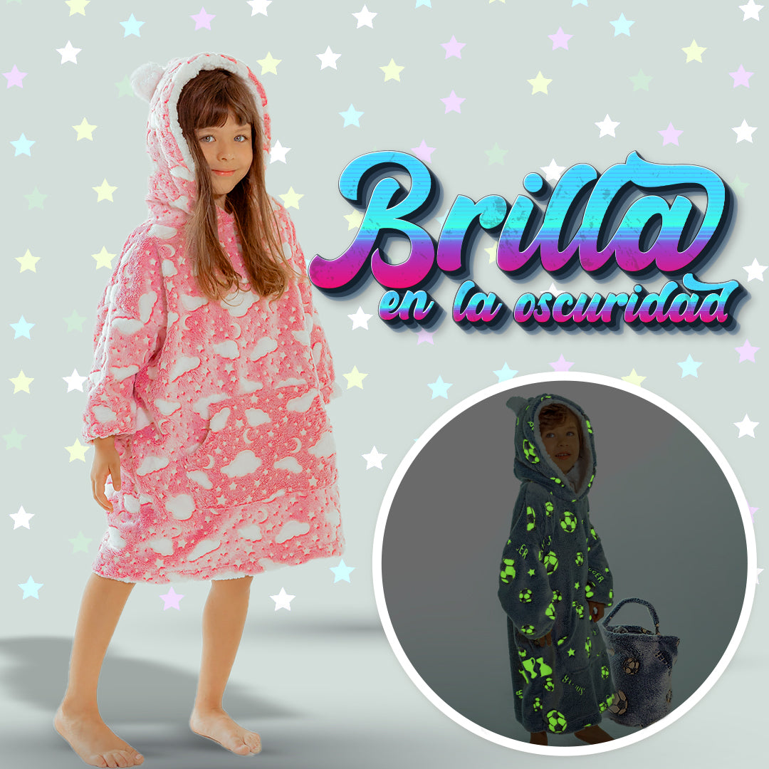 BUZO LUMINOSO YETI PARA NIÑOS