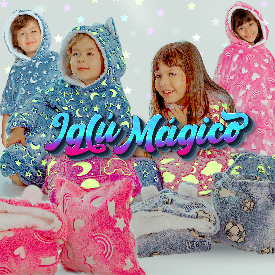 BUZO LUMINOSO YETI PARA NIÑOS