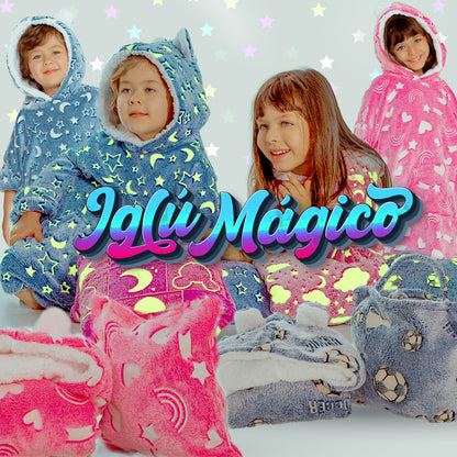 BUZO LUMINOSO YETI PARA NIÑOS