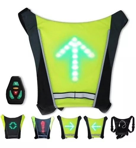 CHALECO CON LUCES LED