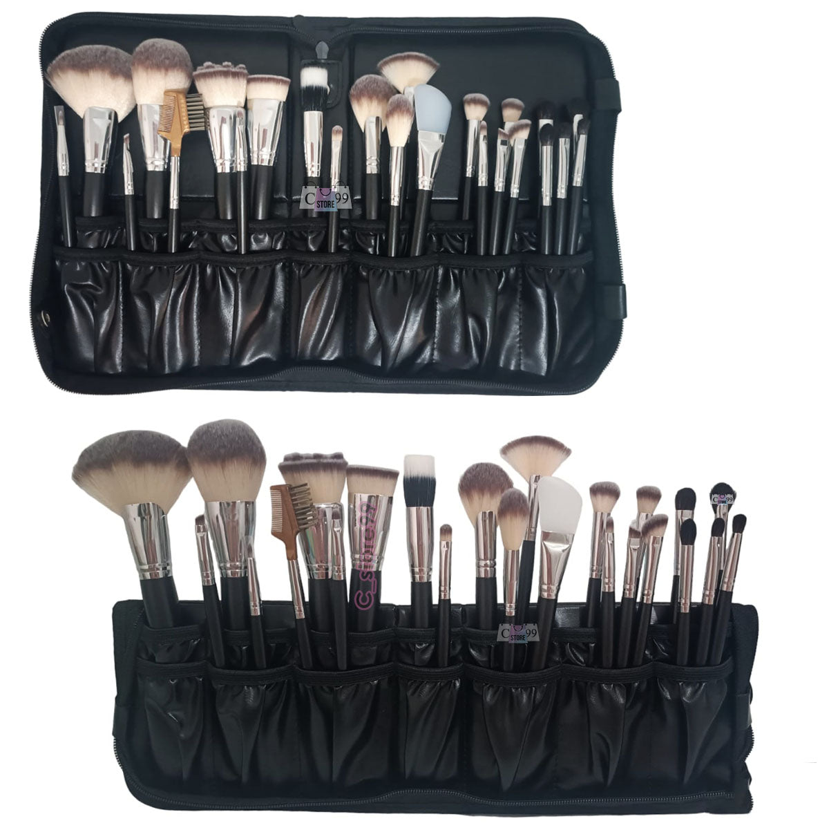 Estuche de Brochas Maquillaje x 24 Piezas