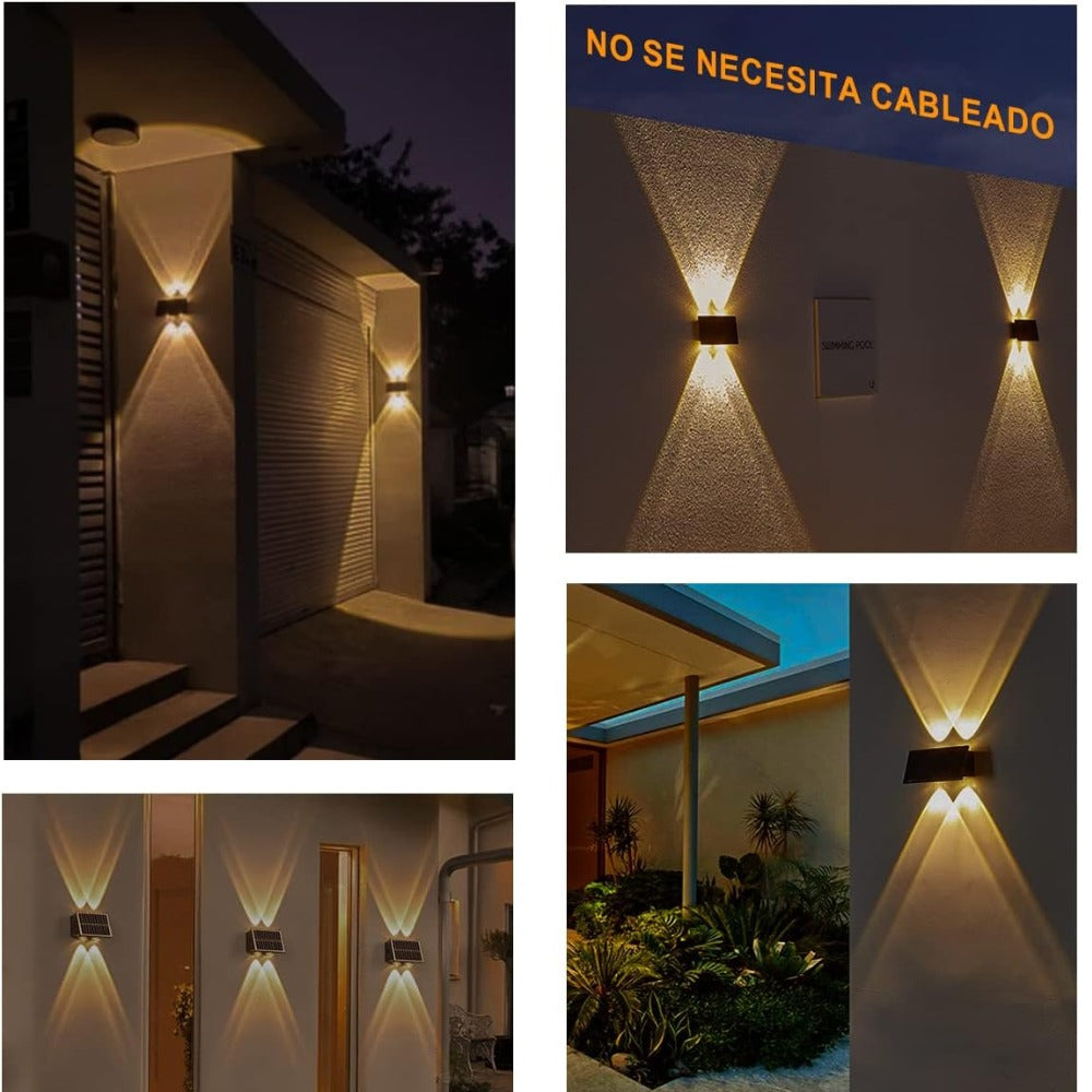 LÁMPARA SOLAR LED PARA EXTERIOR