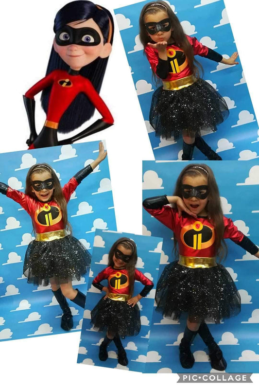 DISFRAZ VIOLETA LOS INCREÍBLES