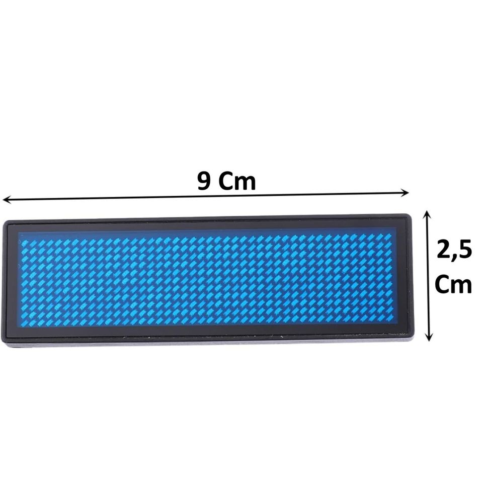 ESCARAPELA LED RECARGABLE PROGRAMABLE