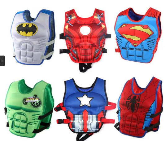 CHALECO FLOTADOR SUPER HEROES