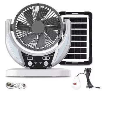 VENTILADOR MULTIFUNCIONAL SOLAR 8''
