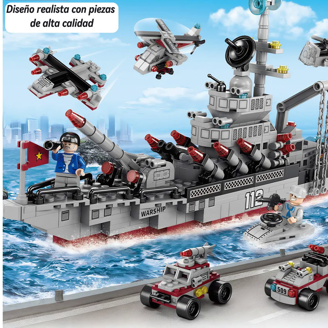 SET DE BLOQUE BARCO 651 PIEZAS