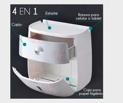 DISPENSADOR DE PAPEL HIGIÉNICO