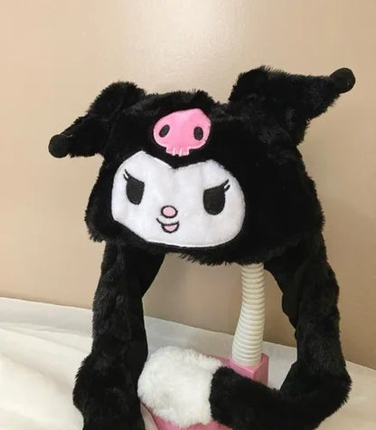 GORRO CON OREJAS MÓVILES LUCES LED NIÑOS