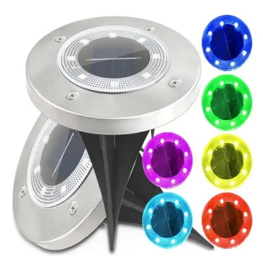 LUCES LED SOLAR PARA JARDINES Y EXTERIORES