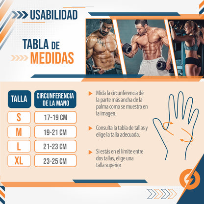 GUANTES PARA GYM – ENTRENAMIENTO