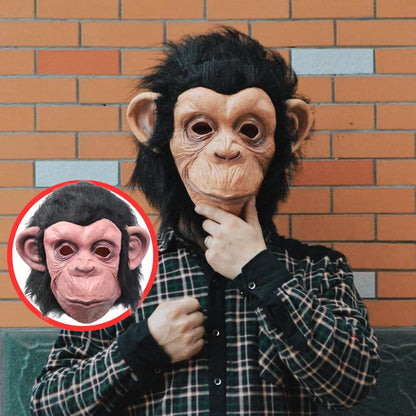 MÁSCARA DE MONO – ¡DIVERSIÓN SALVAJE PARA HALLOWEEN!