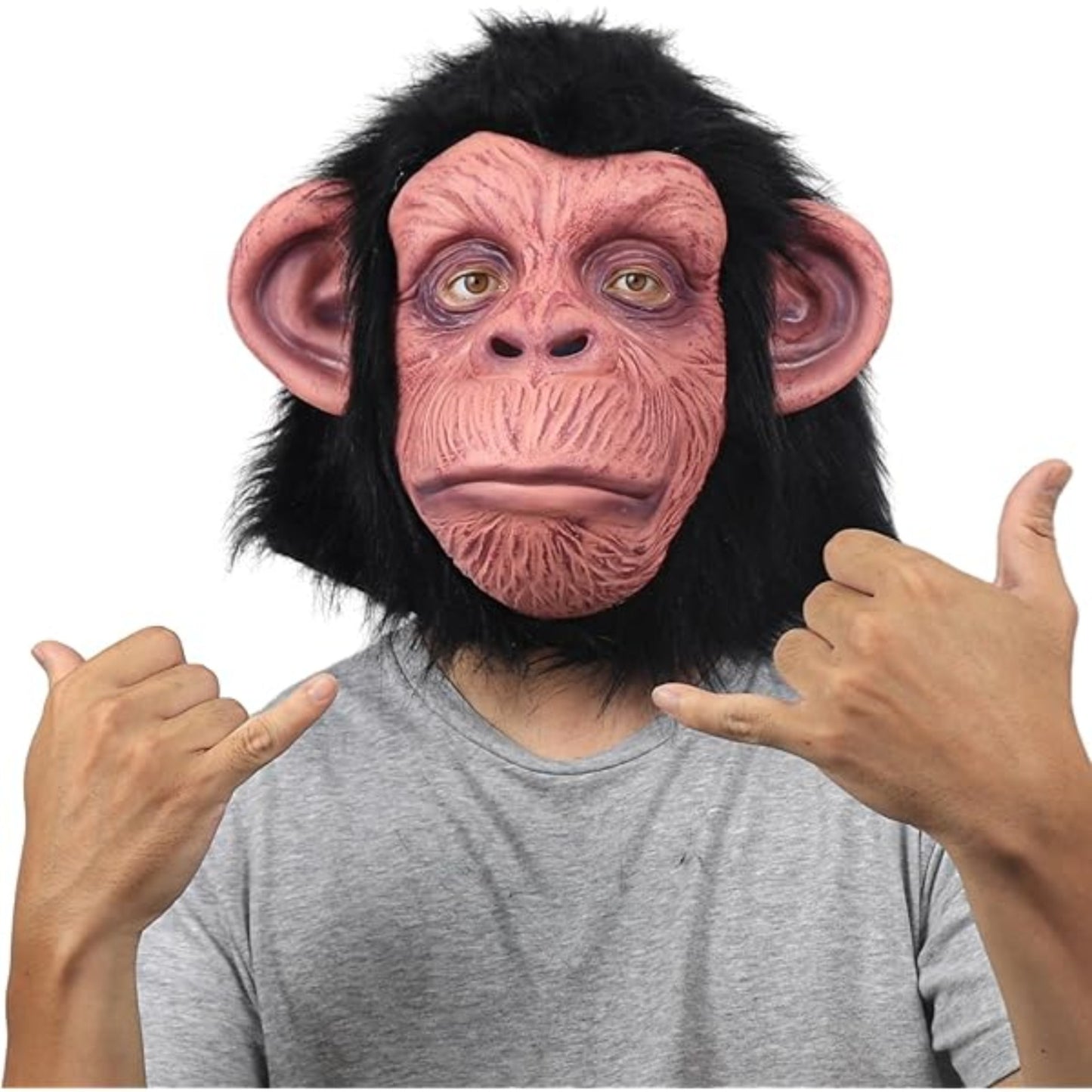 MÁSCARA DE MONO – ¡DIVERSIÓN SALVAJE PARA HALLOWEEN!