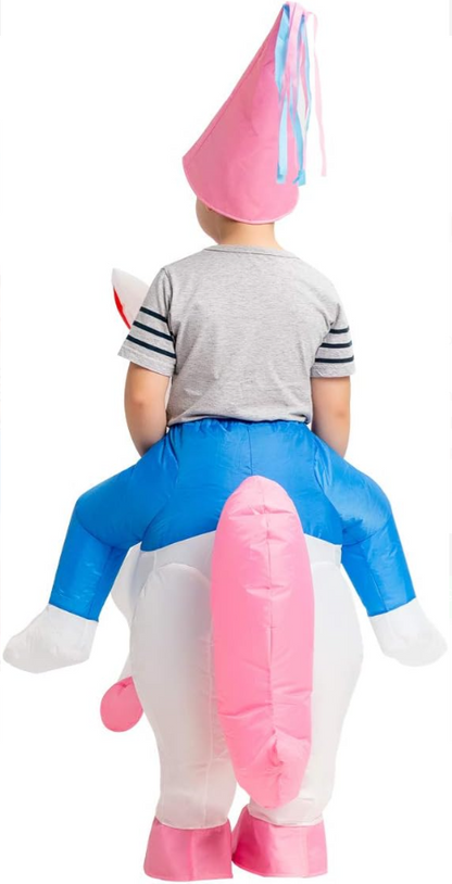 DISFRAZ INFLABLE DE UNICORNIO