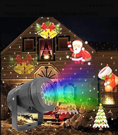 MINI PROYECTOR DE LUCES NAVIDEÑAS