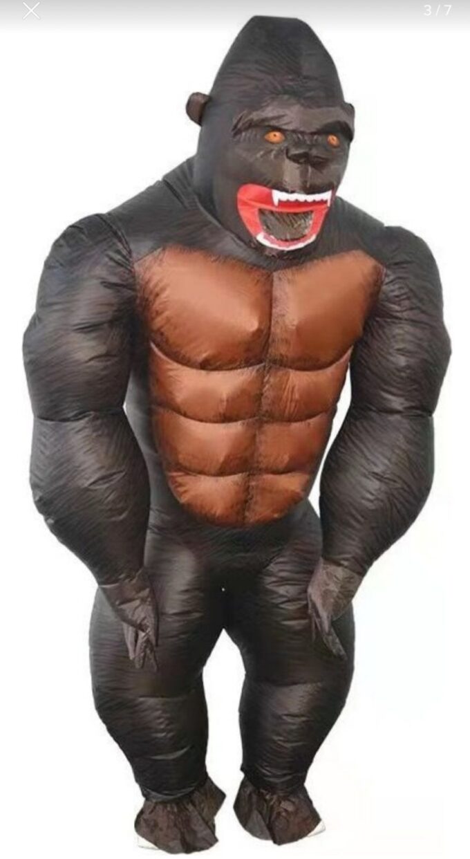 DISFRAZ INFLABLE DE GORILA