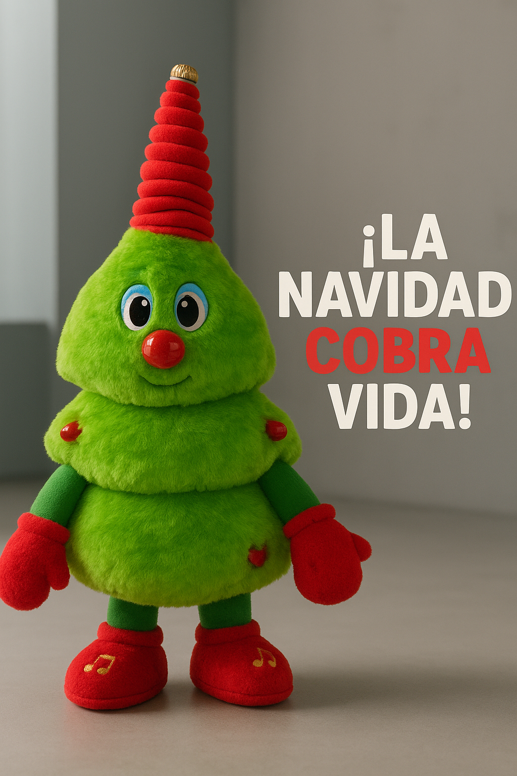 ÁRBOL NAVIDEÑO MUSICAL CON MOVIMIENTO Y LUZ