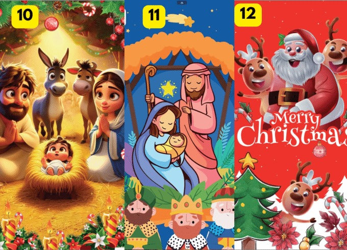 DECORACIÓN NAVIDEÑA PARA PUERTA