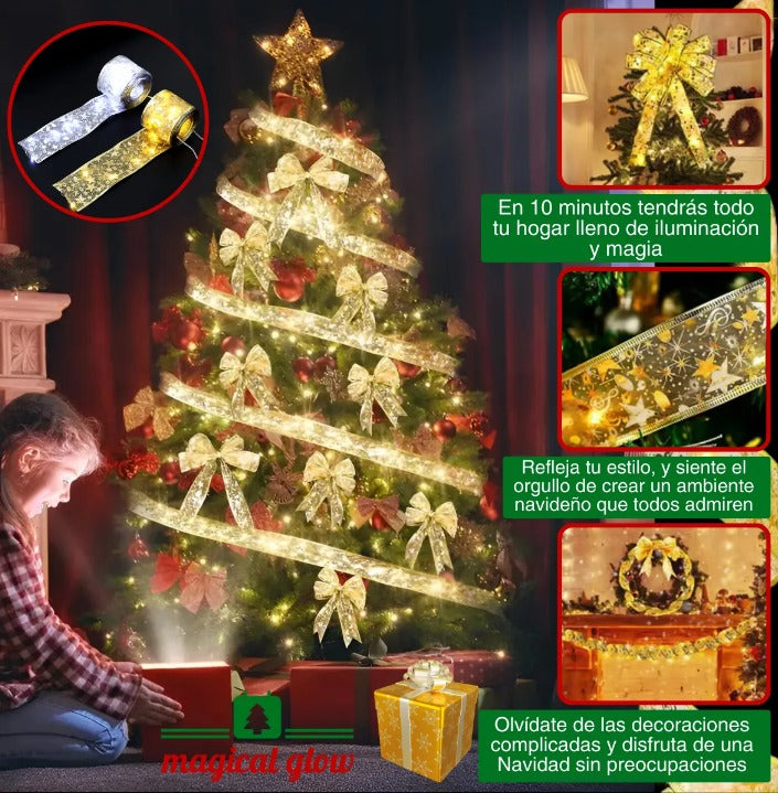 LUZ NAVIDEÑA DE CINTA 4 MTS🎄