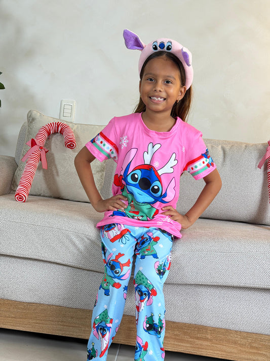 PIJAMAS NAVIDAD STITCH