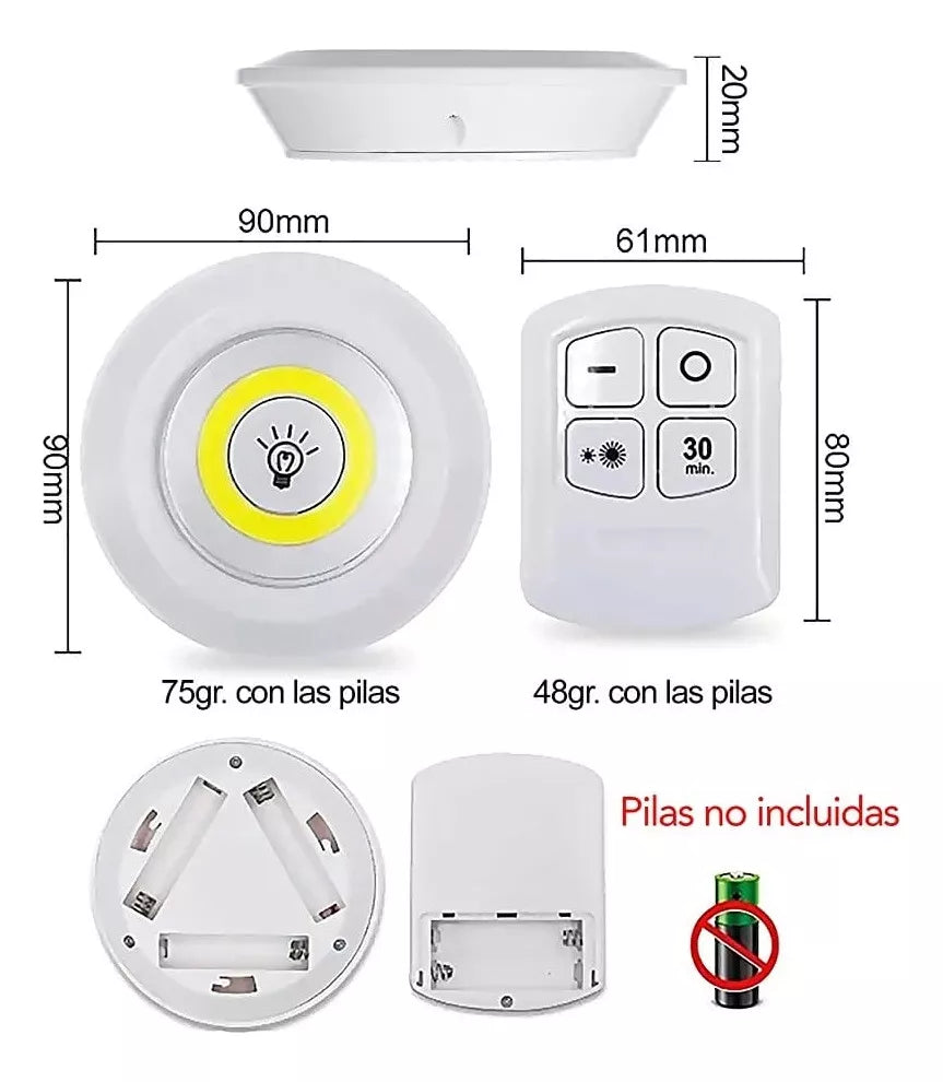 LÁMPARAS LED SET X3