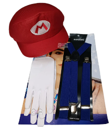 DISFRAZ DE MARIO BROSS KIT PARA NIÑOS