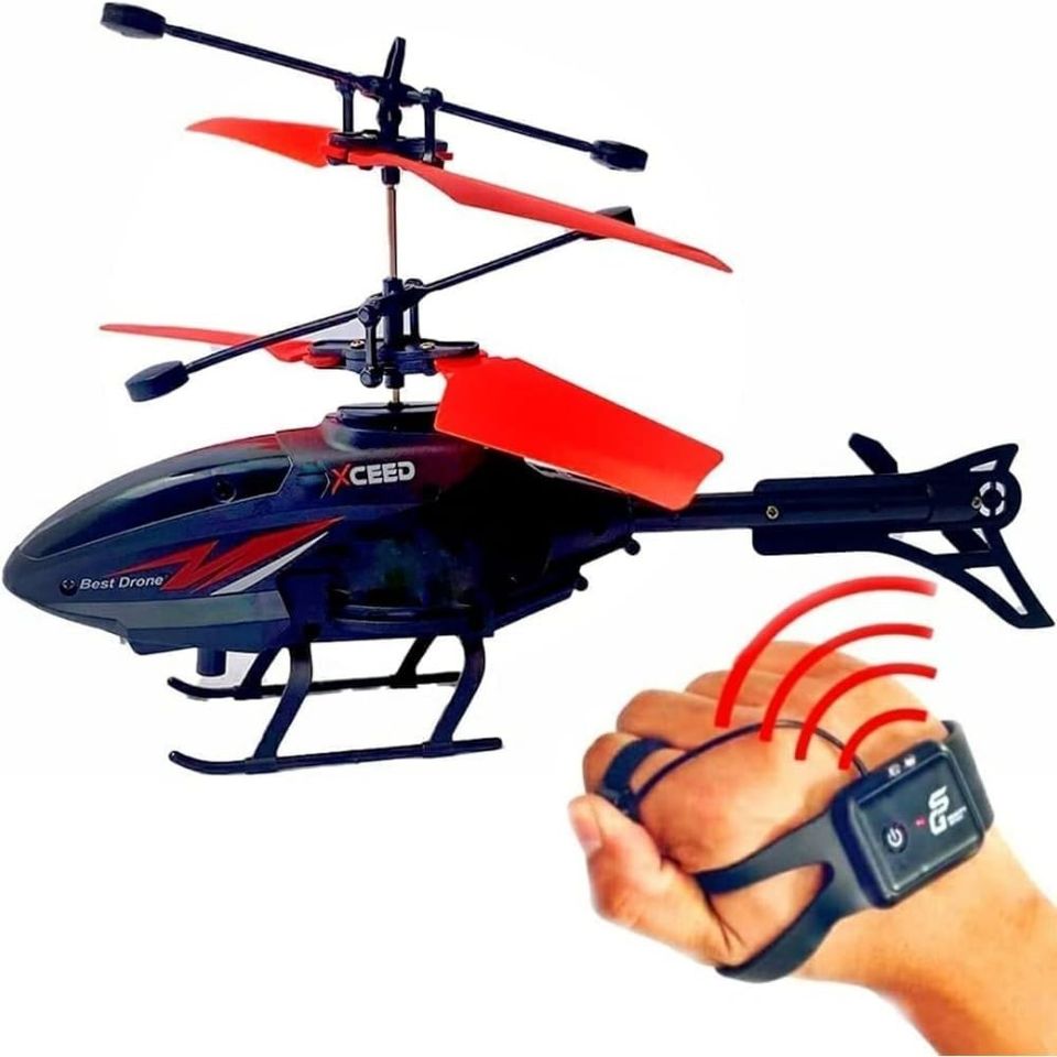 HELICÓPTERO CON CONTROL SENSOR RECARGABLE