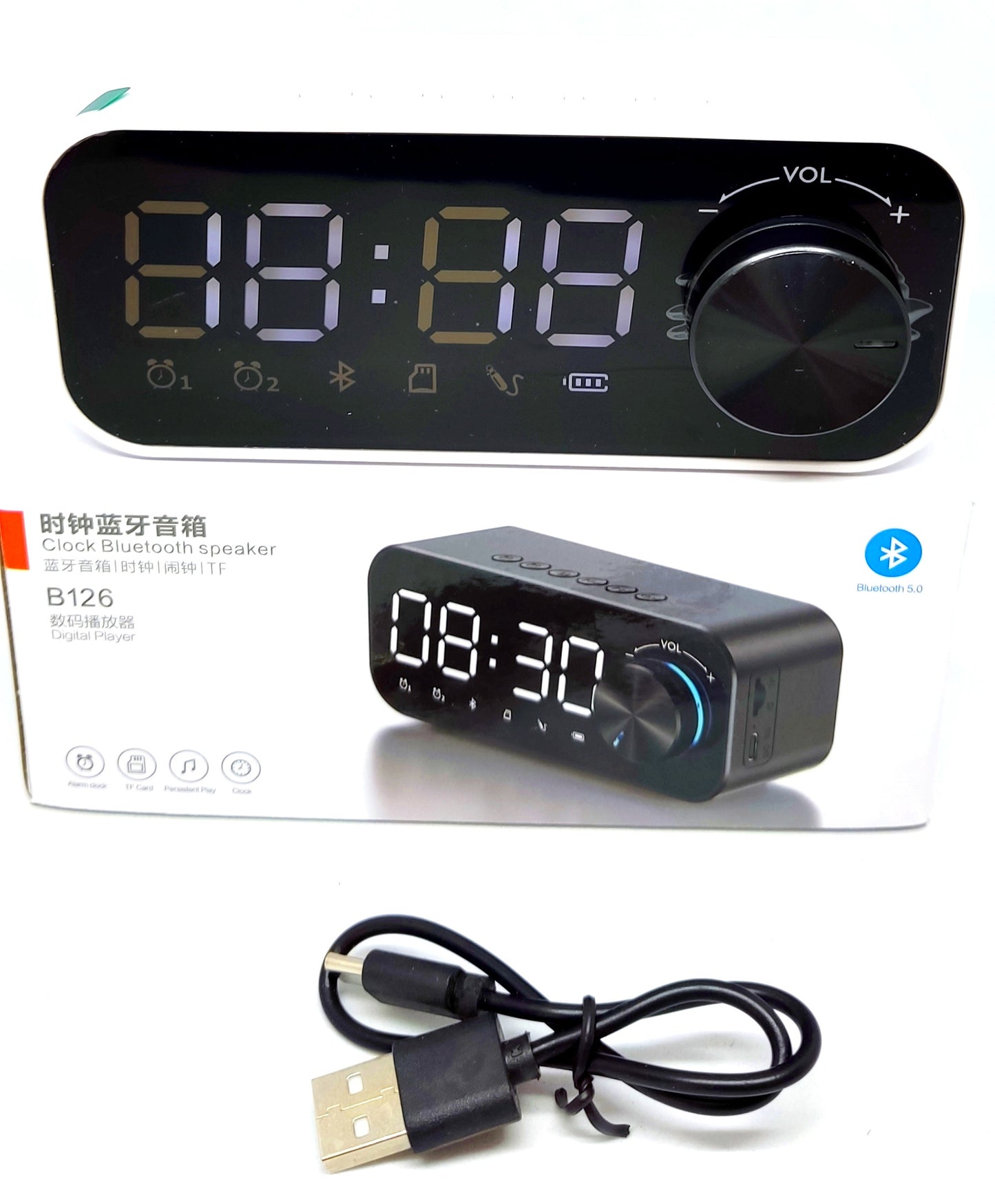 RELOJ DESPERTADOR  DIGITAL BLUETOOTH