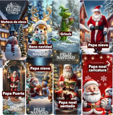 FORRO PARA PUERTA NAVIDAD