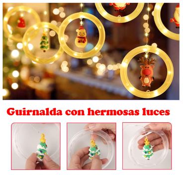 LUCES NAVIDEÑAS ARO ESPECTACULARES!!