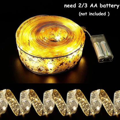 LUZ NAVIDEÑA DE CINTA 4 MTS🎄