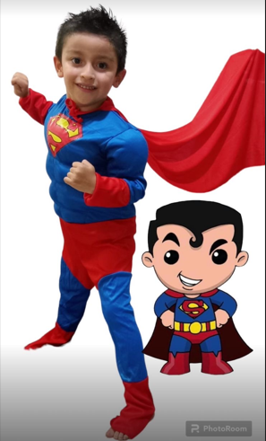 DISFRAZ DE NIÑO SUPERMAN