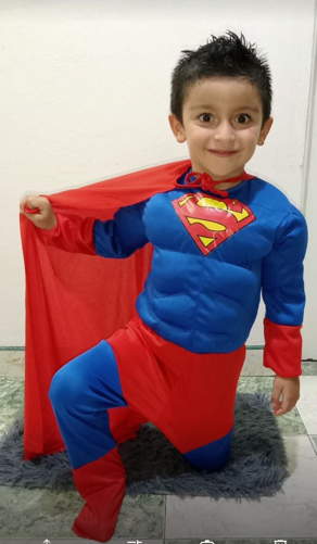 DISFRAZ DE NIÑO SUPERMAN